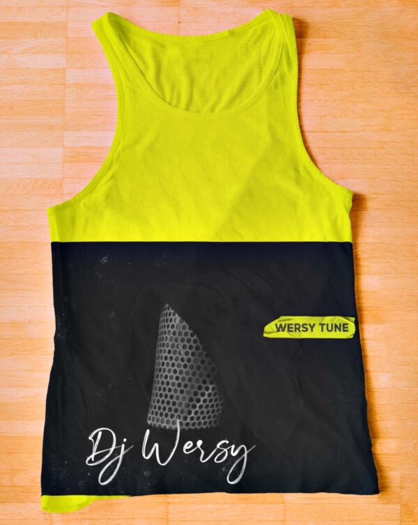 DJ WERSY Top Unisex Limitted Edition Yellow Tee